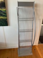 Prospektständer Metall silber 5 Fächer guter Zustand