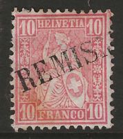 1867 : seltener Stabstempel von Remismühle