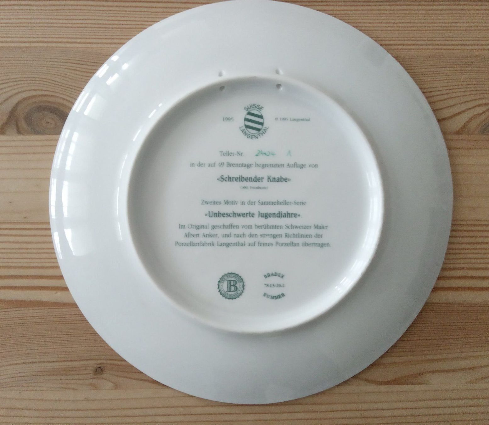 Assiettes: ANKER TELLER " 3 Stück" – D'occasion à Chur par Nisami 2