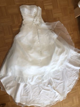 Hochzeitskleid Gr. 36 weiss A Linie