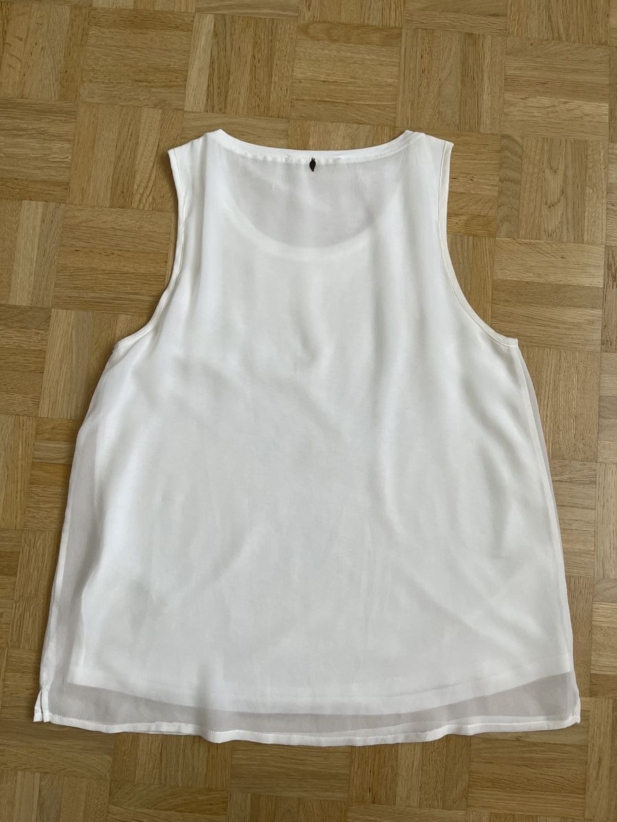 Nile Top: Nile atelier Sommertop, Gr. S, weiss – Usato da Zürich venduto da Kleanthy 5