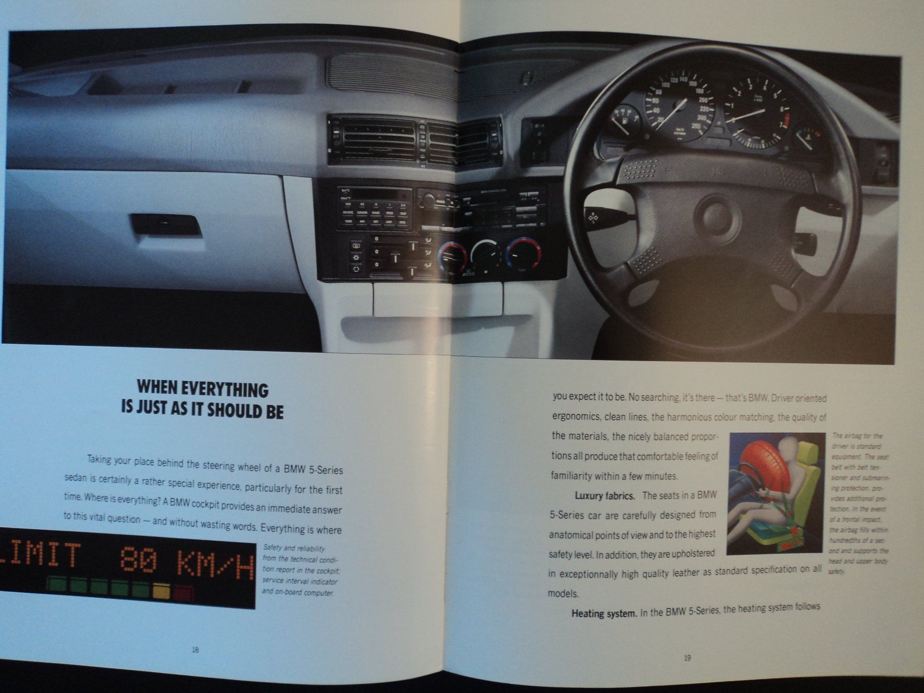 BMW Documenti: Prospekt BMW 5er Serie 1994 – Usato da Schwarzenburg venduto da modelCARama 4