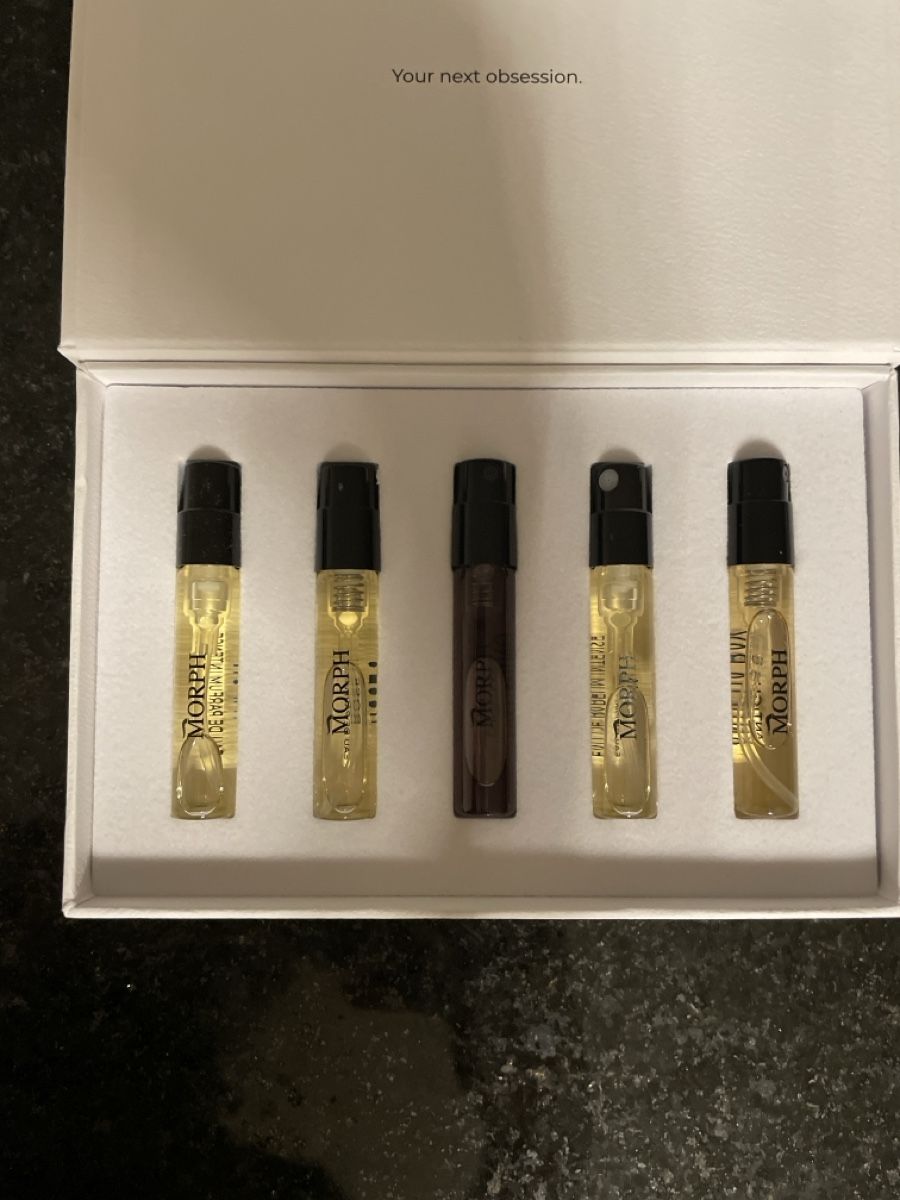 Profumi & Eau de Toilette: Exquisites MORPH Parfüm Set, 5 x Probiergroessen – Nuovo e nell'imballaggio originale da Niederhelfenschwil venduto da jas_sq7y 1
