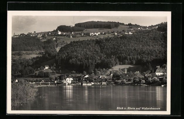 Ansichtskarten: AK Walzenhausen, Blick vom Rhein – Gebraucht aus Berlin von bartko-reher