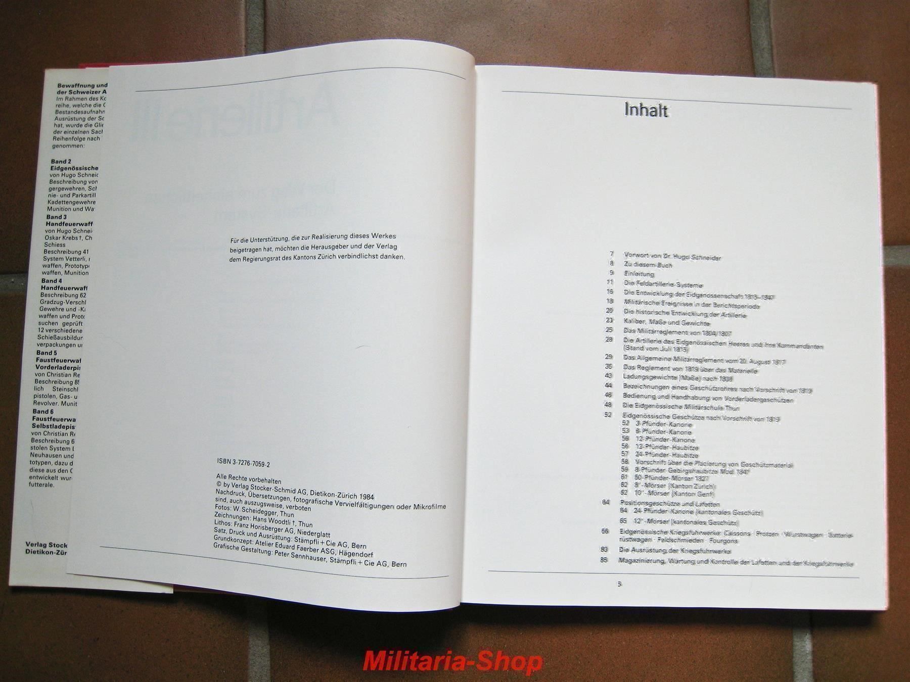 Bücher: Buch Artillerie III - Schweizer Armee – Gebraucht aus Volketswil von Militaria-Shop 4