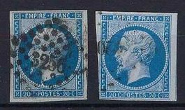 Frankreich ca. 1853/60 Napoleon III gute Werte gest.