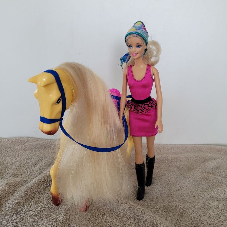 Barbie Pferd - Spielzeugpferd Und Puppe | Kaufen Auf Ricardo