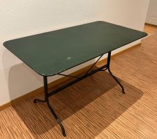 Antiker Blechtisch 130 × 70 cm wie Bigla oder Sissach