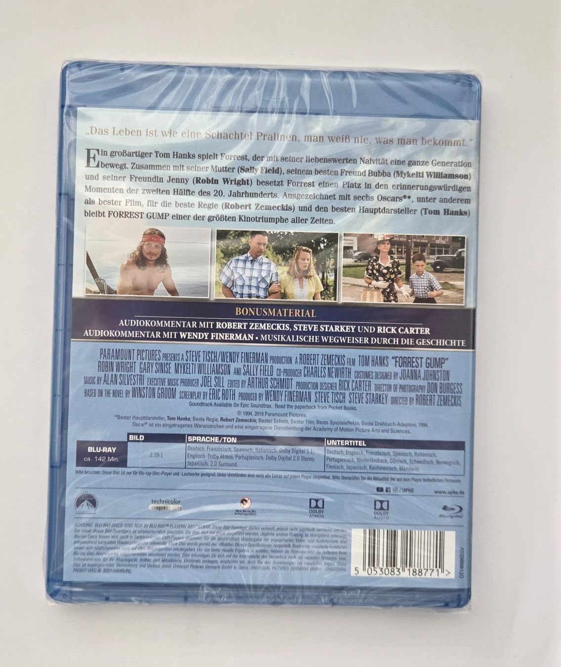 Tutti i DVDs: Blu-ray: Forrest Gump (Neu) – Nuovo e nell'imballaggio originale da Sarmenstorf venduto da Lunares_Mare 1