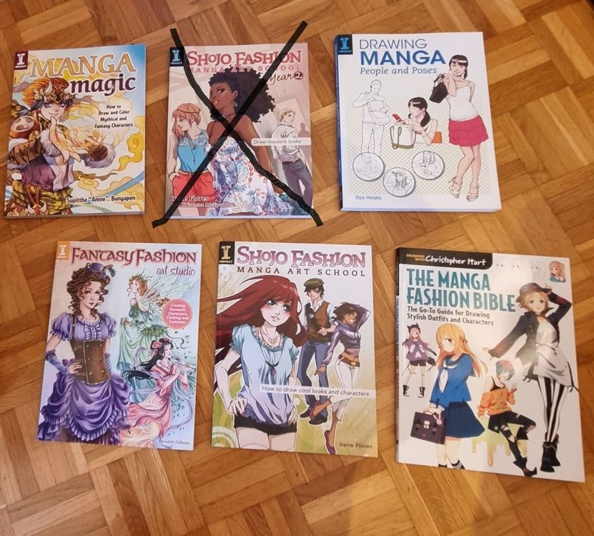 Fumetti: 5 Manga Zeichenbücher – Nuovo (secondo la descrizione) da Effretikon venduto da lenalisa63