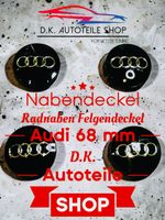 Audi Nabendeckel Radnaben Nabenkappen Felgendeckel 68 mm