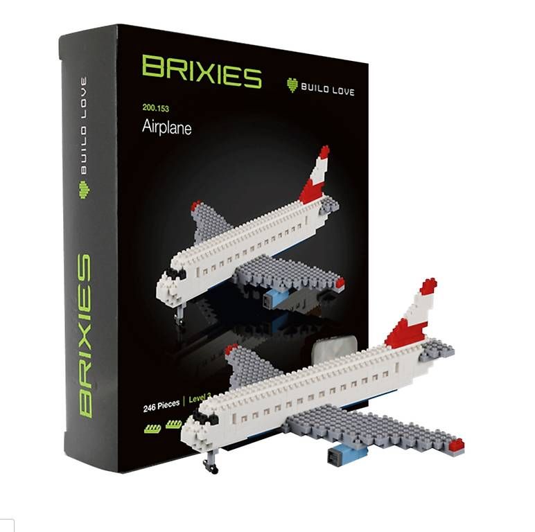 Kit di costruzioni: Brixies "Airplane" - Flugzeugmodell/Bausatz – Usato da Andelfingen venduto da KovJo