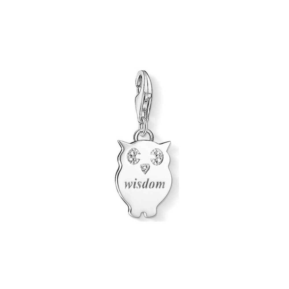 Thomas Sabo Ciondoli: Thomas Sabo Charm Eule mit Steinen - neu – Nuovo (secondo la descrizione) da Pfungen venduto da Coco_ch