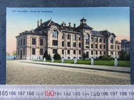 NEUCHATEL 1921 AK NE ECOLE DE COMMERCE