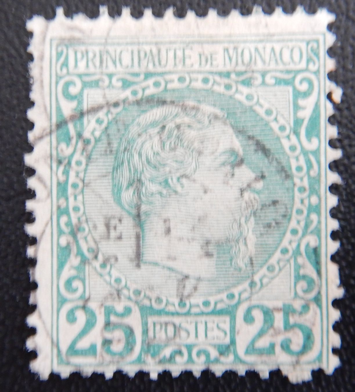 Tutti i francobolli: Monaco Kat. 6 gest. 1885 Kat. 80 Euro – Usato da Zürich venduto da Muehlekauf