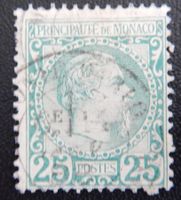 Monaco Kat. 6 gest. 1885 Kat. 80 Euro