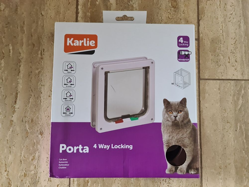 Katzentür Ohne Klappe, Für Innenbereich, Katzen Bis Zu 9 Kg, Einfache