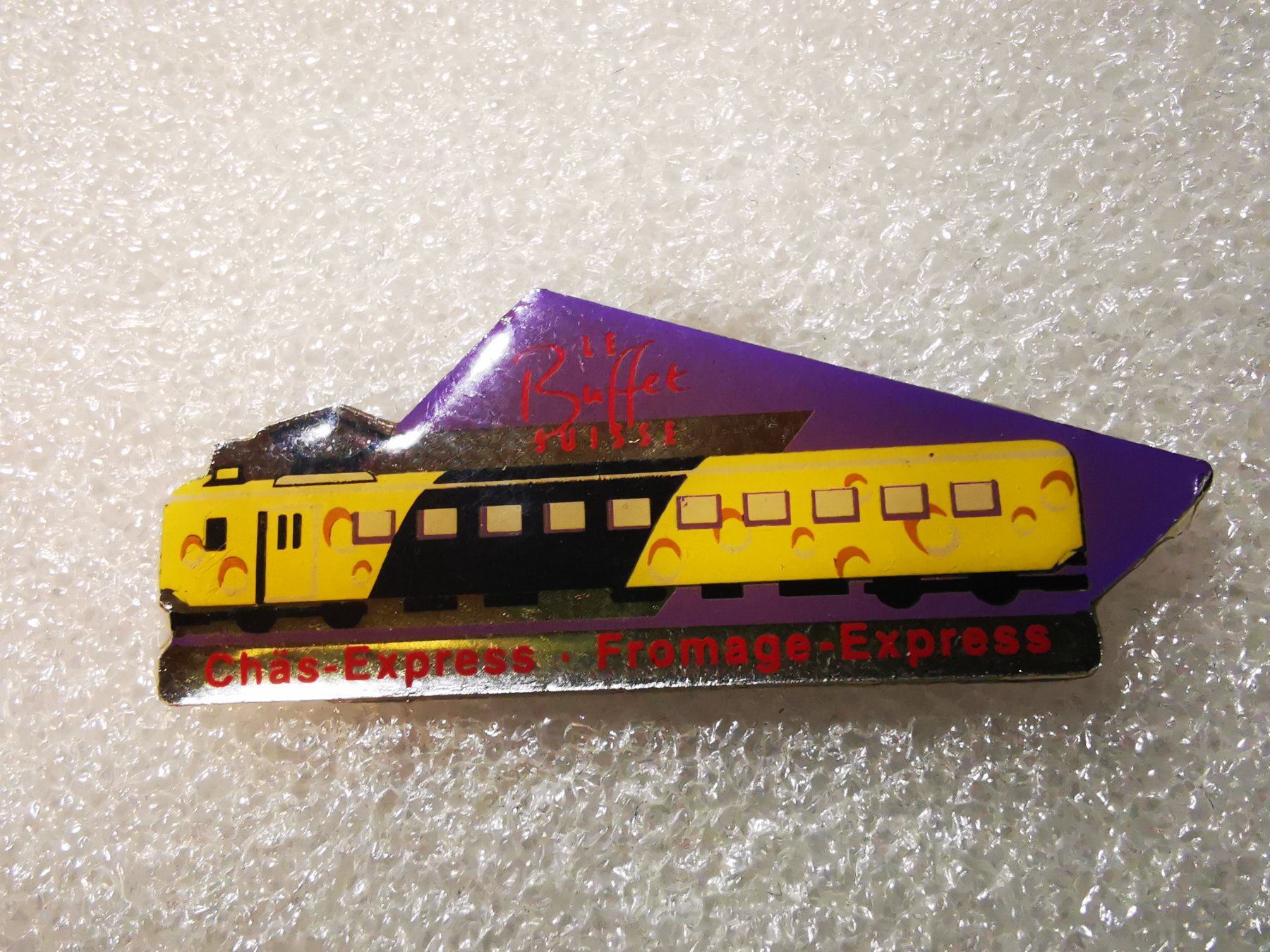 Placchette & Badge: Ansteckpin 13: SBB Chäs Express – Usato da Oppligen venduto da Pin-Fall-Shop
