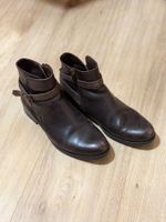 Braune Herbst Stiefeletten, Gr. 38, Leder, Top Zustand!