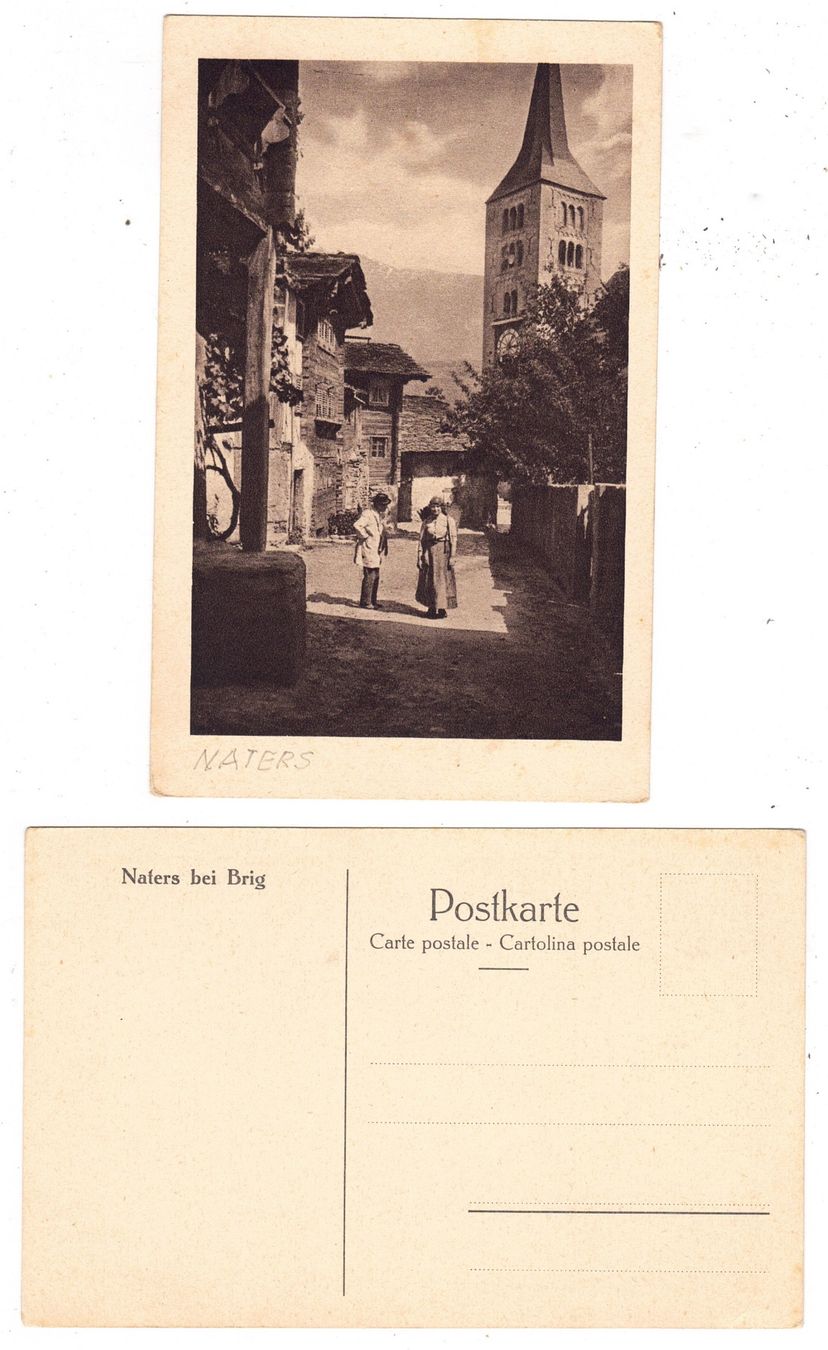 Cartoline postali: Naters – Usato da La Tour-de-Peilz venduto da amjust