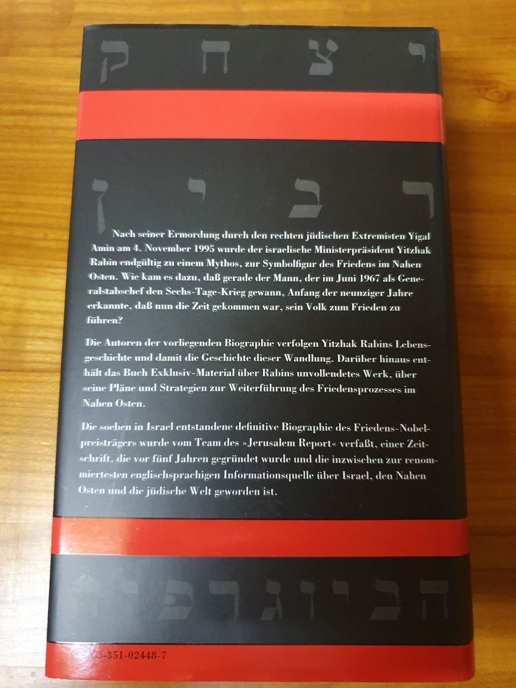 Livres: Yitzhak Rabin- Feldherr Friedenstifter – D'occasion à Oberdorf BL par BaldenEagle 1