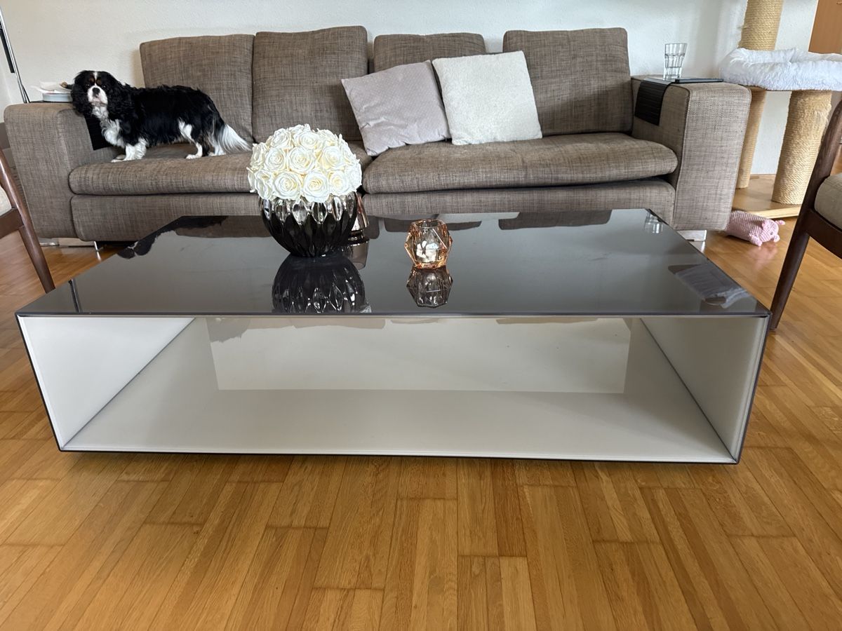 Tische: Salontisch glas mokka – Gebraucht aus Zug von Sostratos66 1