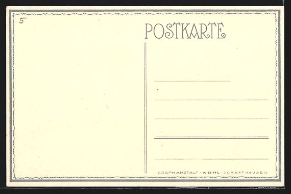 Cartoline postali: Munot-Schaffhausen, Ortspartie – Usato da Berlin venduto da bartko-reher 1