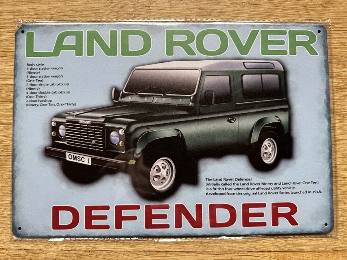 Schilder: Land Rover defender gb – Neu (gemäss Beschreibung) aus Reinach AG von rares75