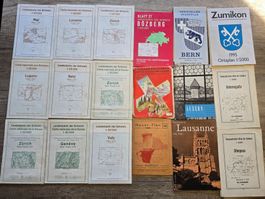 Landkarte Stadtplan Rigi Lugano Luzern Vals Zürich Engadin