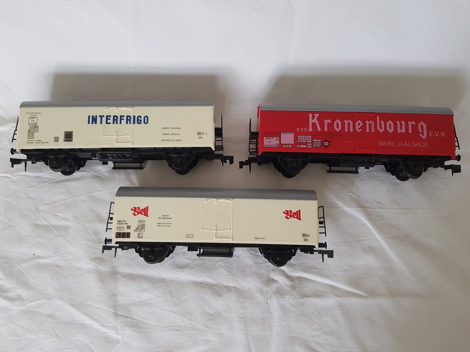 Lima Modellini di ferrovie: 3 Lima Kühlwagen – Usato da Luzern venduto da inca55 1