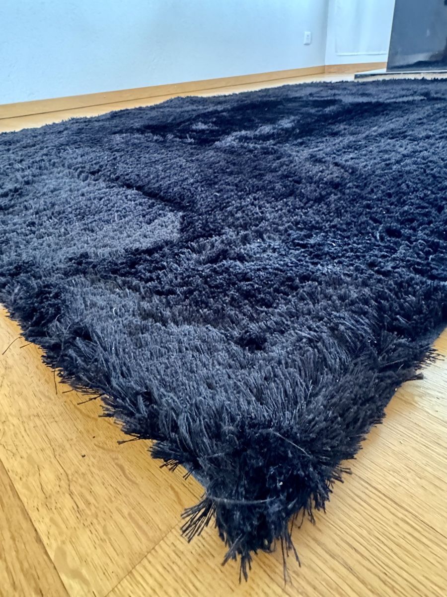 Tappeti: Teppich schwarz 140 x 200 cm Shaggy – Usato da Dübendorf venduto da sha_fx85 1
