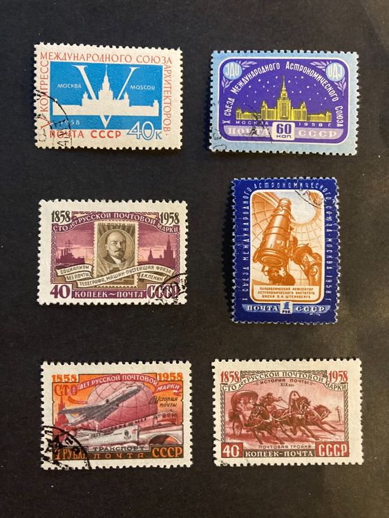 Sowjetunion 1958 Lot gestempelte Briefmarken Kaufen auf Ricardo