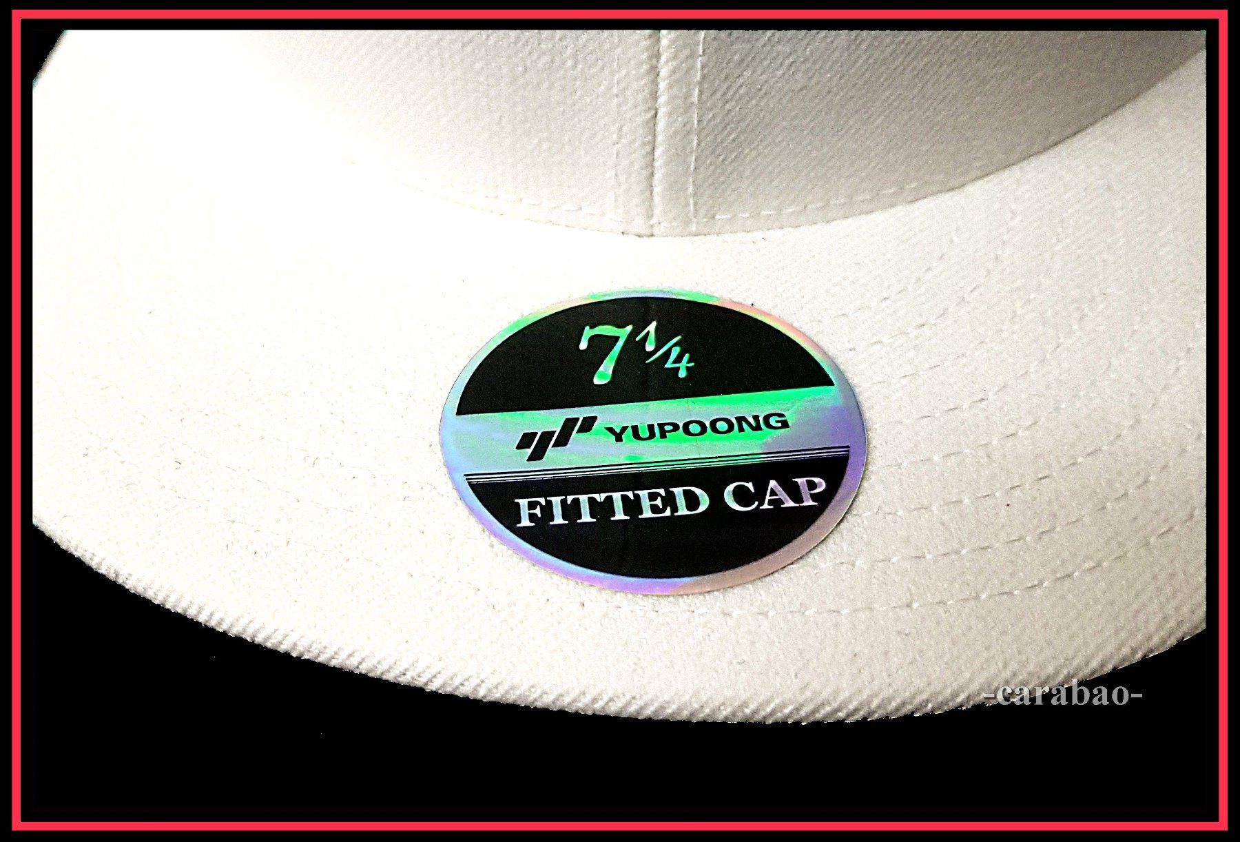 Copricapi, berretti & cappellini: Original YUPOONG Fitted Cap / Weiss / M – Nuovo (secondo la descrizione) da Winterthur venduto da -carabao- 1