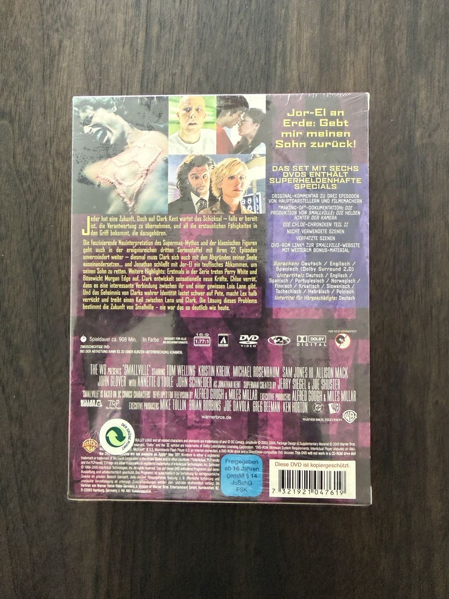 Tutti i DVDs: Smallville DVD Staffel 3 – Nuovo e nell'imballaggio originale da Kriens venduto da UVO9 1