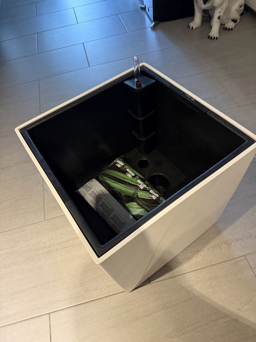 Lechuza Vasi per fiori: Lechuza Pflanzgefäss Cube weiss neu – Nuovo (secondo la descrizione) da Dällikon venduto da luescher1992 3