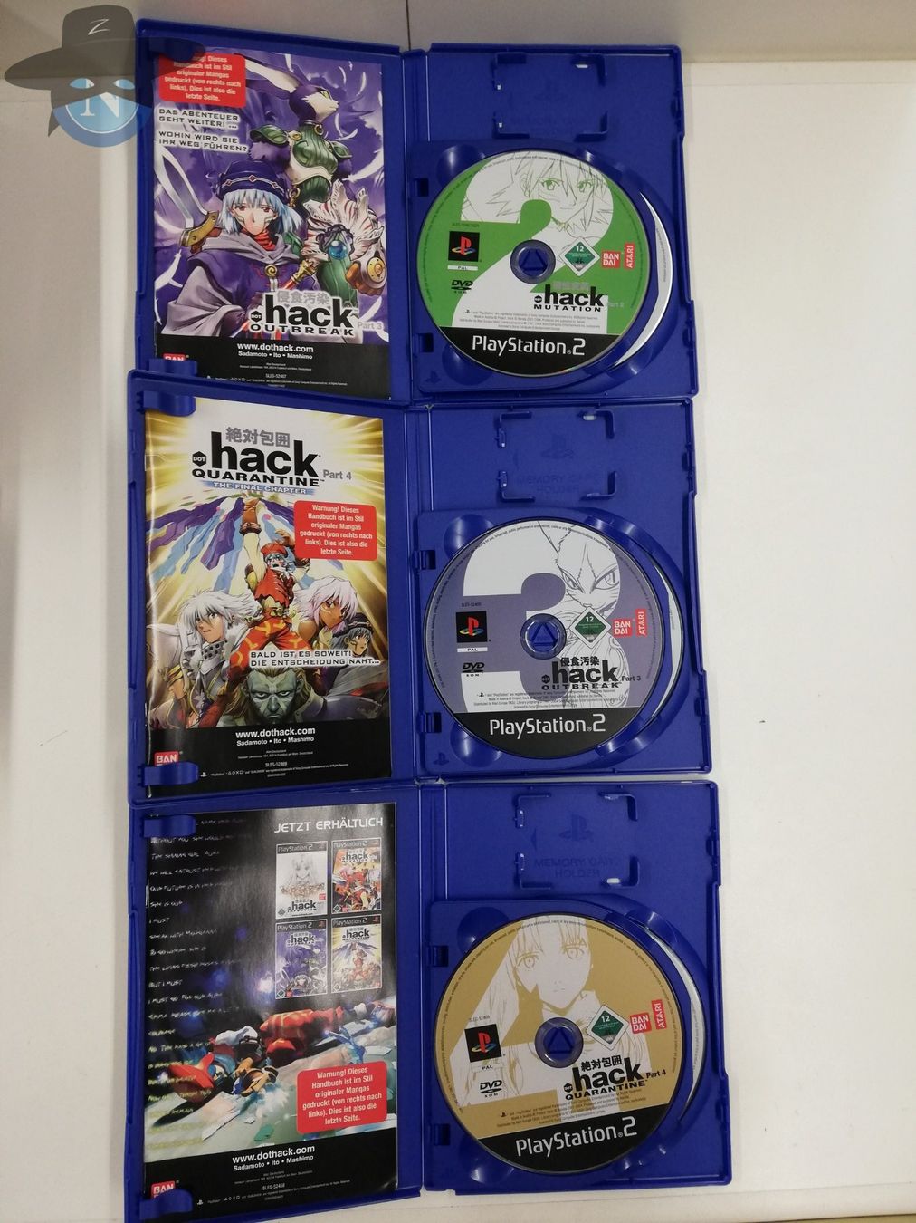 Sony Giochi: .dot hack 2 - 4 (DE) inkl. Schuber + Anime-DVDs / Sony PS2 – Usato da St. Gallen venduto da zorro_dc 6
