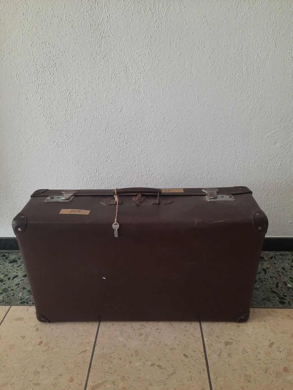 Valigie: Vintage 1950er Valise / Lederkoffer – Usato da Hombrechtikon venduto da BAZ-Vintage 4