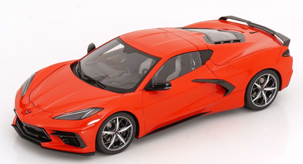 Modellino Chevrolet Corvette C8 Stingray Z51 2020 Nera Scala 1:18 - Autoart