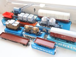 Märklin 10 x Güterwagen Set H0 - schöne Modelle 1960er Jahre