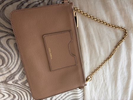 Dolce & Gabbana Handy Tasche, beige, Gold Kette, neuwertig