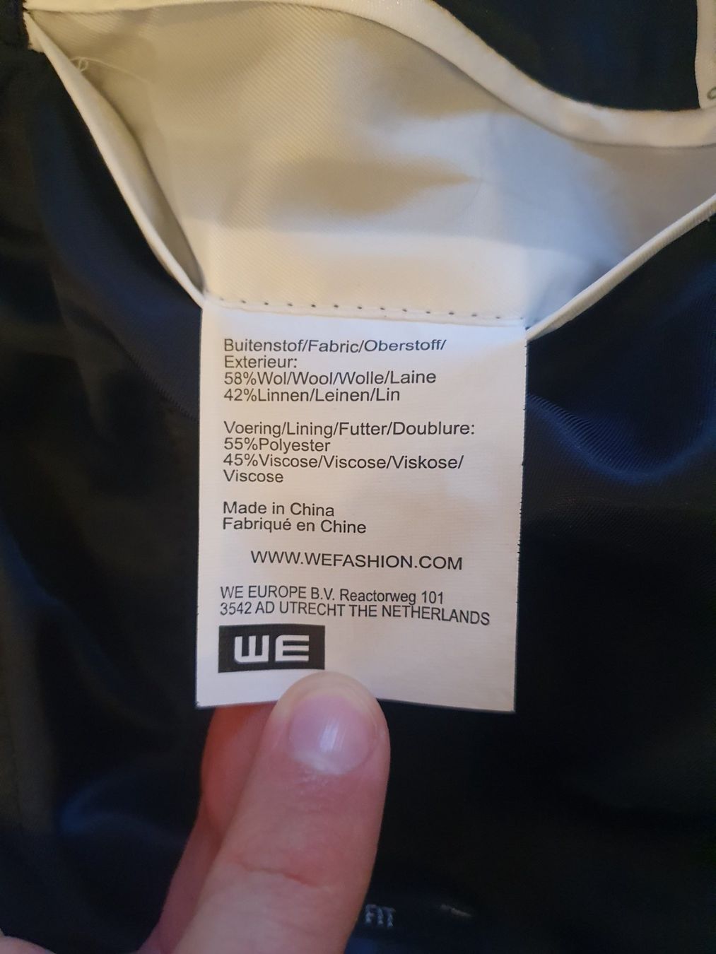 We Completi: dunkelblauer Anzug Blazer WE - Konfirmation – Usato da Bern venduto da NilsMosi 6