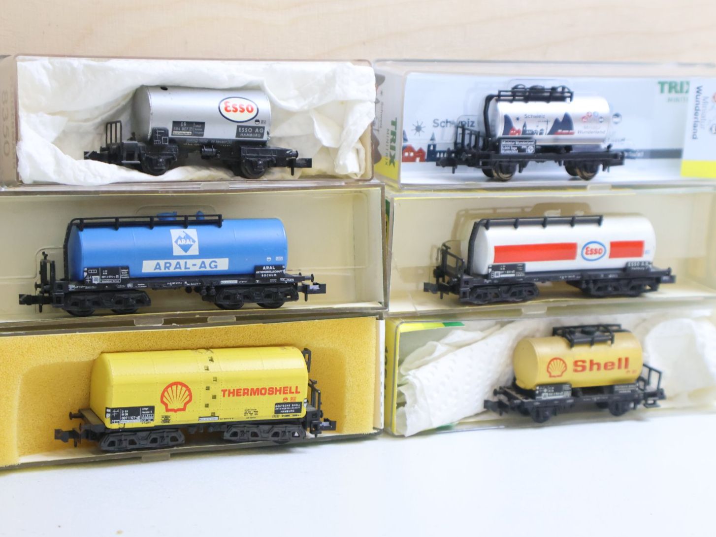 Trix Trains électriques: Minitrix 6 x Tankwagen Set - Spur N – D'occasion à Winterthur par Monstera