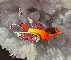 DANIEL SWAROVSKI Ombre Kristall Sterling Silber SCHWALBE✨RAR