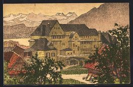 Luzern, Das Kurhaus Sonn-Matt von Norden