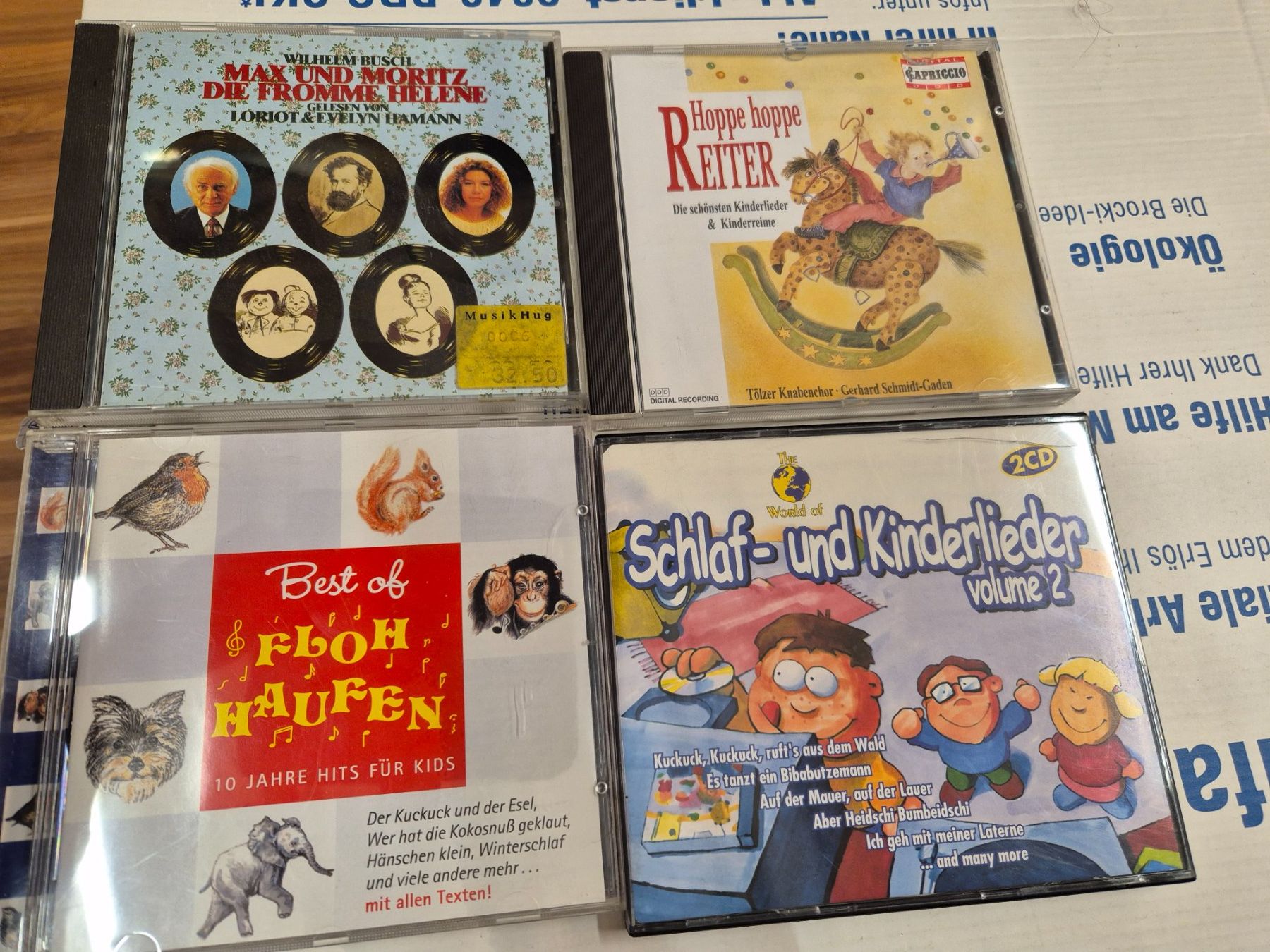 Audiolibri: 4 Hörbuch und Lieder Cd  K37 – Nuovo (secondo la descrizione) da Schwarzenburg venduto da Flamingo07
