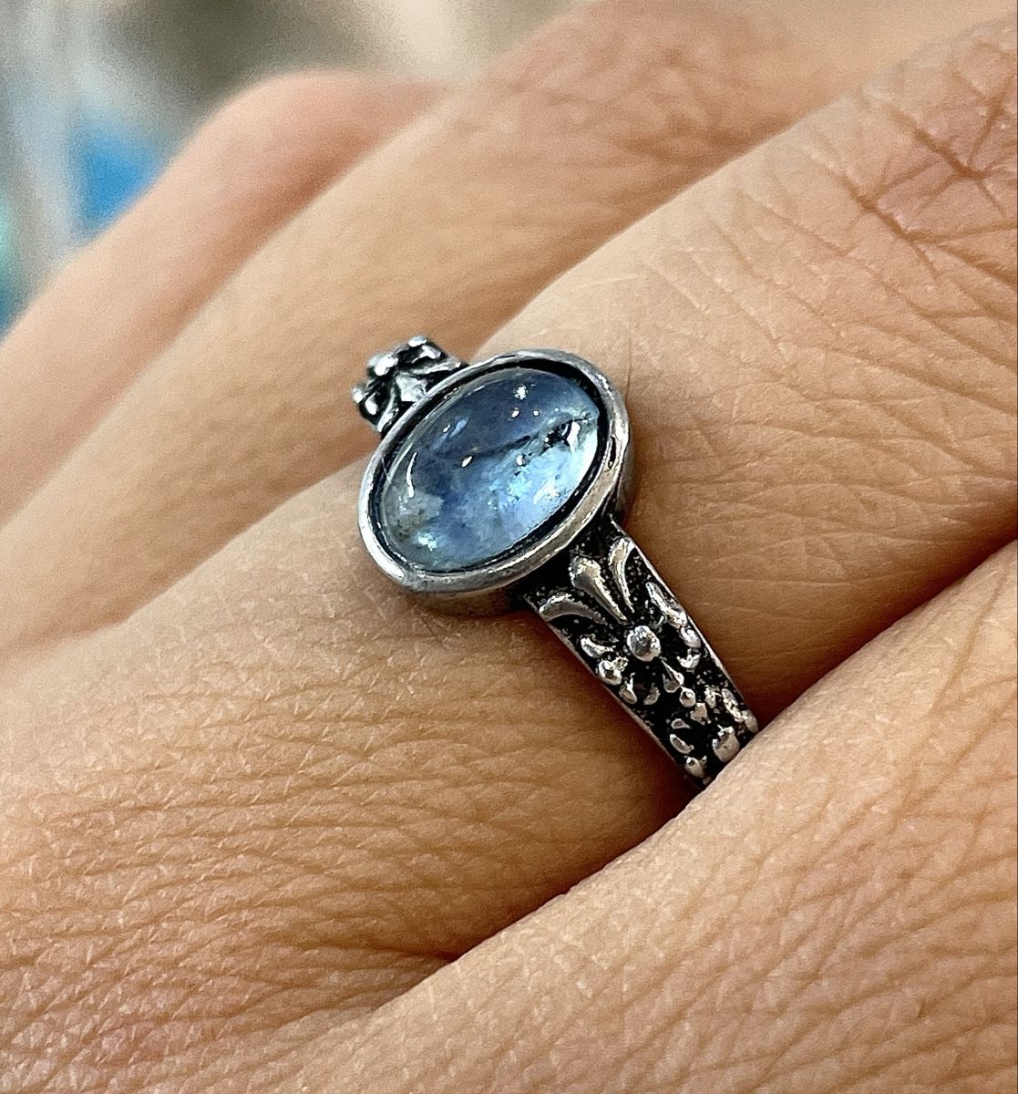 Bagues: Echter Aquamarin-Ring – Neuf avec emballage d'origine à Schiers par sisikristall 1