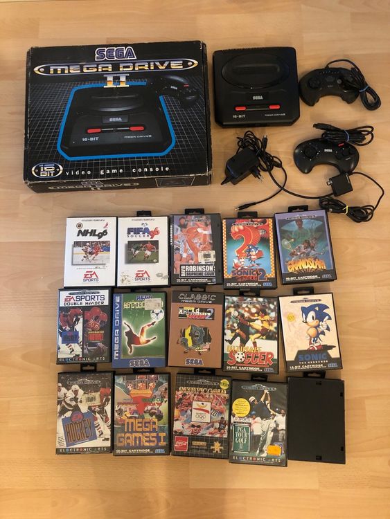 Sega Mega Drive 2 Konsole mit Spielen und OVP (Gebraucht) in St.gallen ...