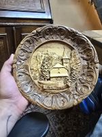 Holzschnitzerei Wandteller Grindelwald 22cm (DR)