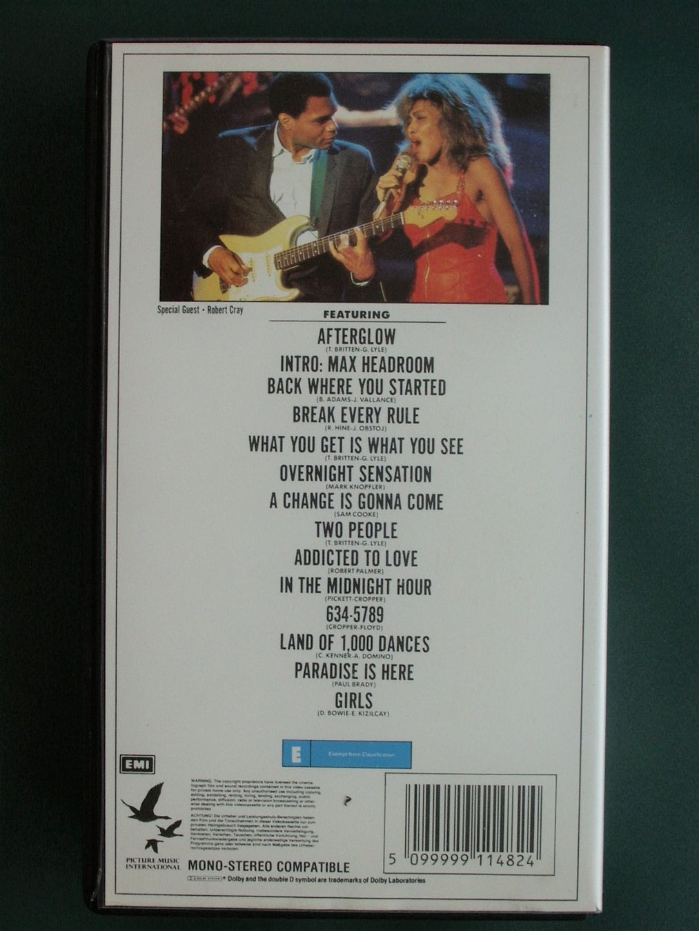 Alle VHS: 4 Videokassetten Tina Turner – Gebraucht aus Tuggen von Mviola2 6
