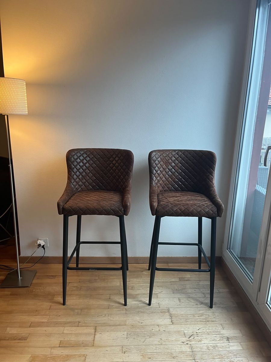 Hocker: Schöne Kunstleder Barhocker – Gebraucht aus Zürich von Gmpi01 3
